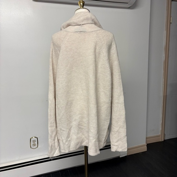 Lane Bryant Cozy Cream Cowl Neck Sweater - Picture 2 of 5